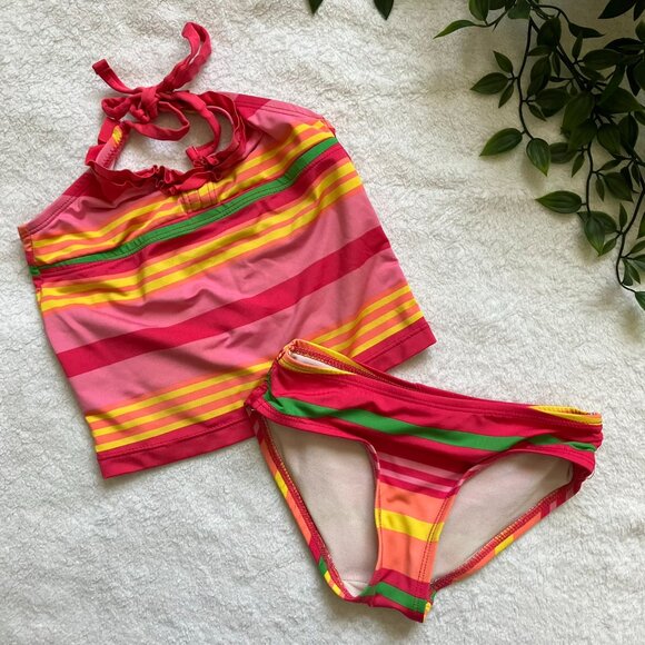 Toddler Swimwear Bundle Est. 1989 Fac. Outlet & George 4-5T | Stripe Purple GUC - Picture 7 of 16